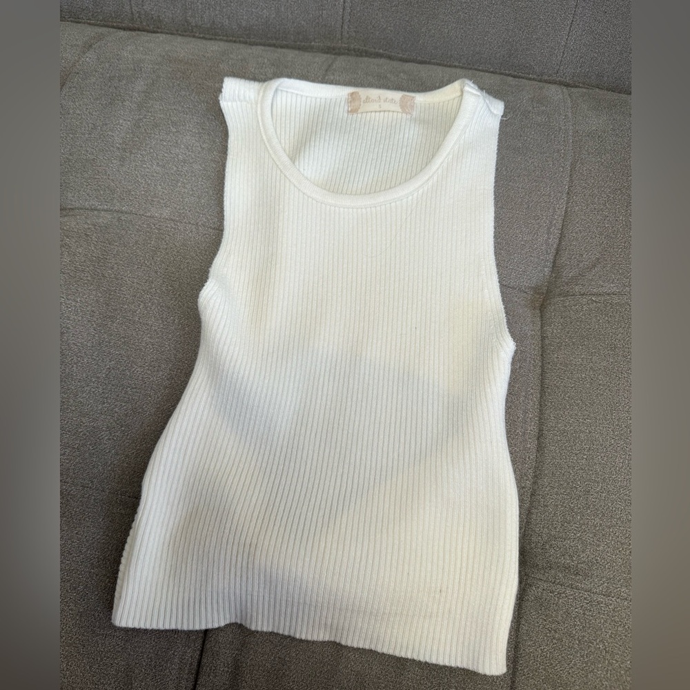 Bow open back knit top